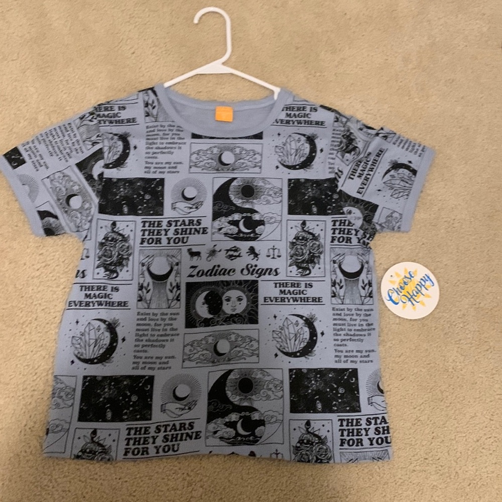 Astrology blue top